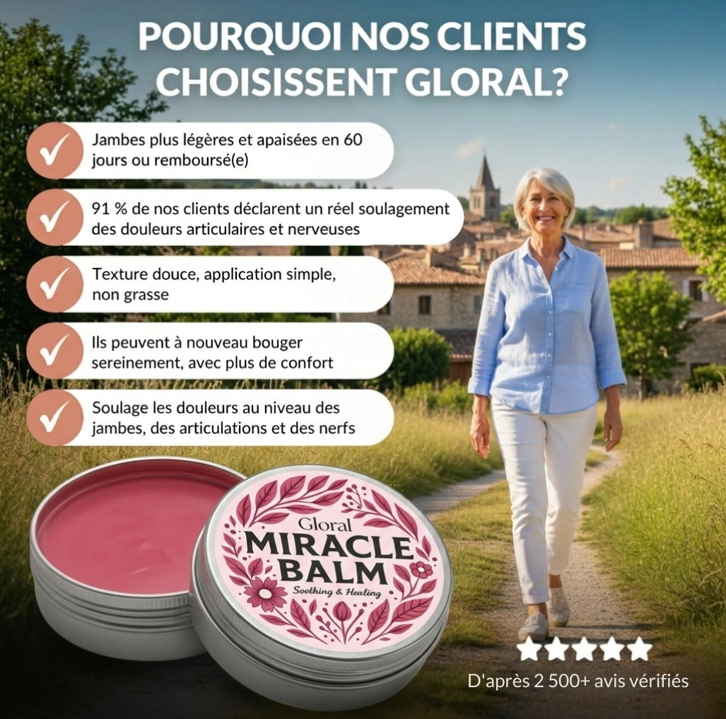 Gloral Balm — Natural Relief in 30 Days